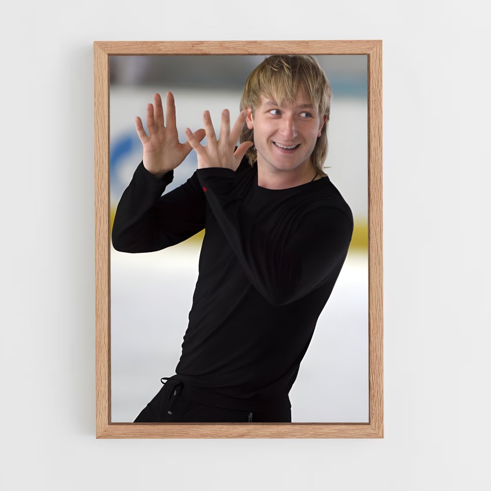Poster Evgeni plushenko canadiens – affiche Patinage artistique (vue 4)